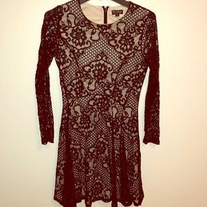 Miss Selfridge 🔥 Lacey black nude liner 🆕WOT